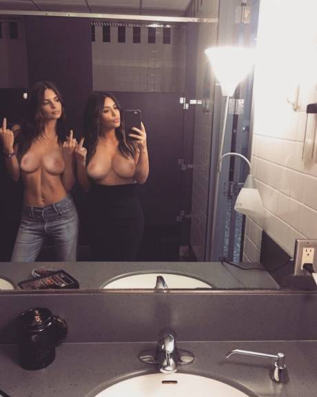 Kim Kardashian And Emily Ratajkowski Topless Uncensored