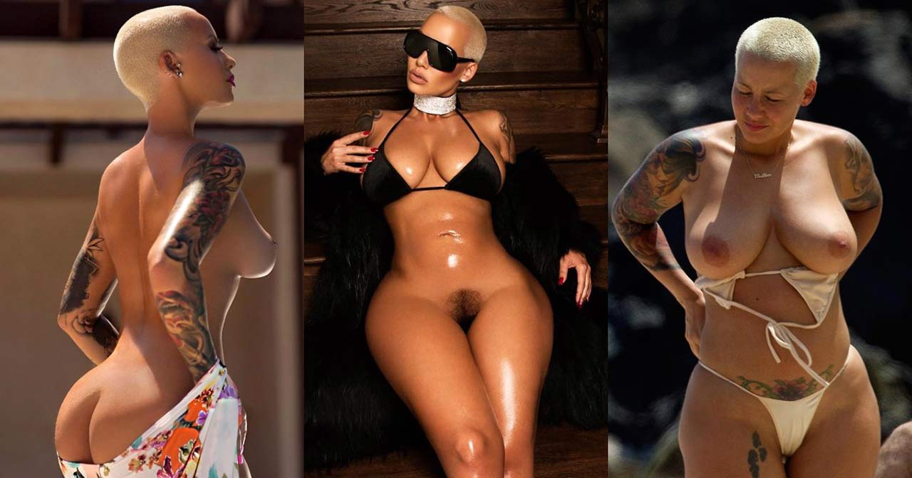 Amber Rose ass, tits and pussy nudes at ScandalPlanet.