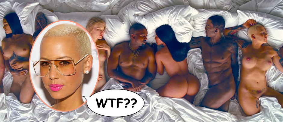 Amber Rose Reacts To Kanye West Music Video Wtf