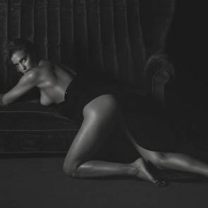 Irina Shayk naked ass and sideboob
