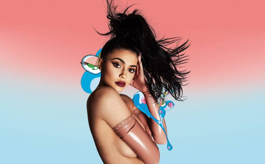 Kylie Jenner topless but covered for complex magazine