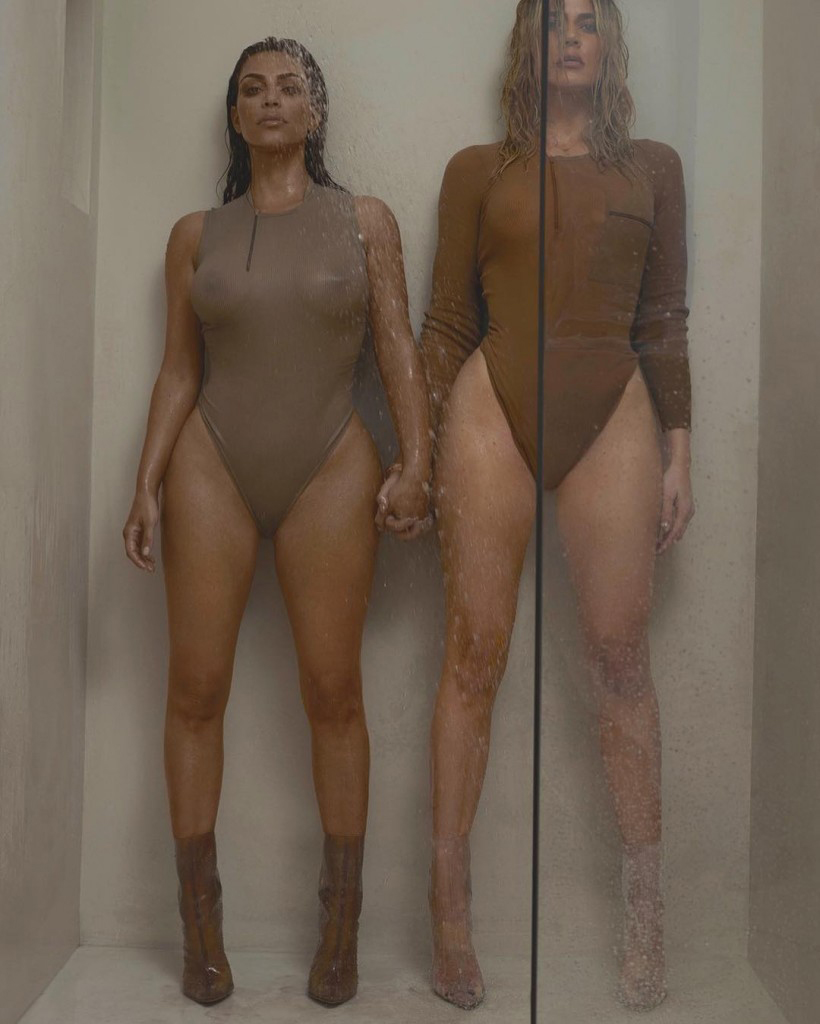 Kim And Khloe Kardashian Ass Show For Yeezy 2 New Pics