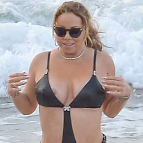 mariah carey nipple slip