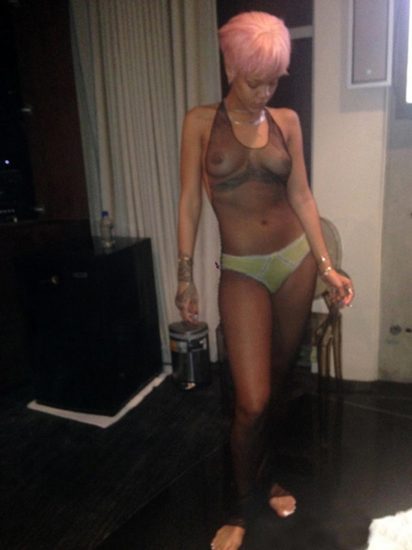 Nip slip leaked rihanna nude through photos sheer dress see Rihanna Nip
