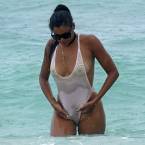 Claudia Jordan Nude Tits On The Beach Scandal Planet