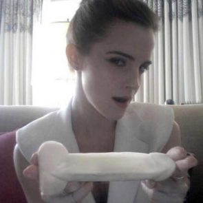 Emma Watson with dildo
