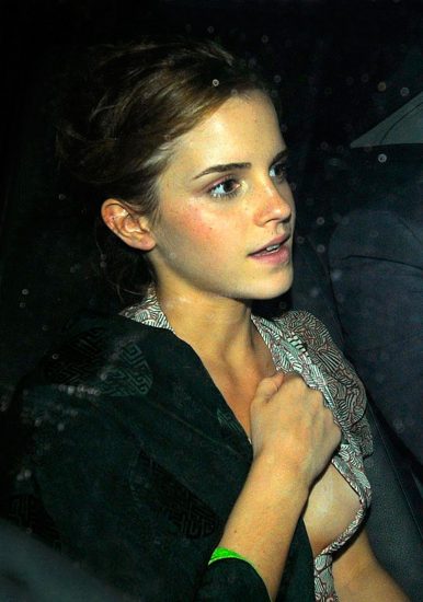 Emma Watson nude nip slip