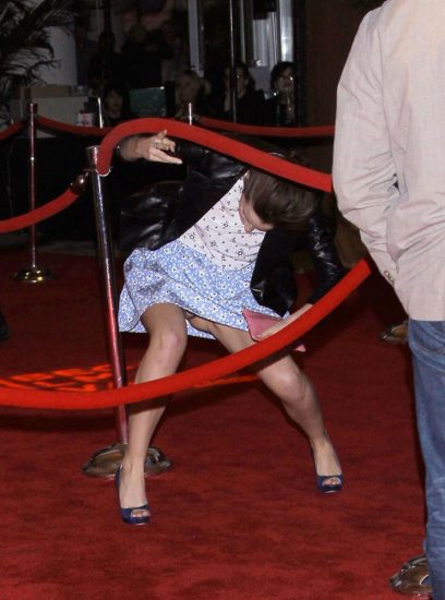 Emma Watson panties while upskirt