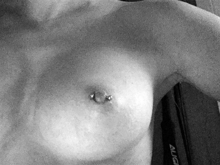 Zara Larsson nude pierced nipples