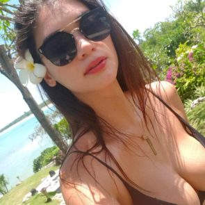 Miss Universe Pia Wurtzbach Almost Nude Shows Her Body In Bikini