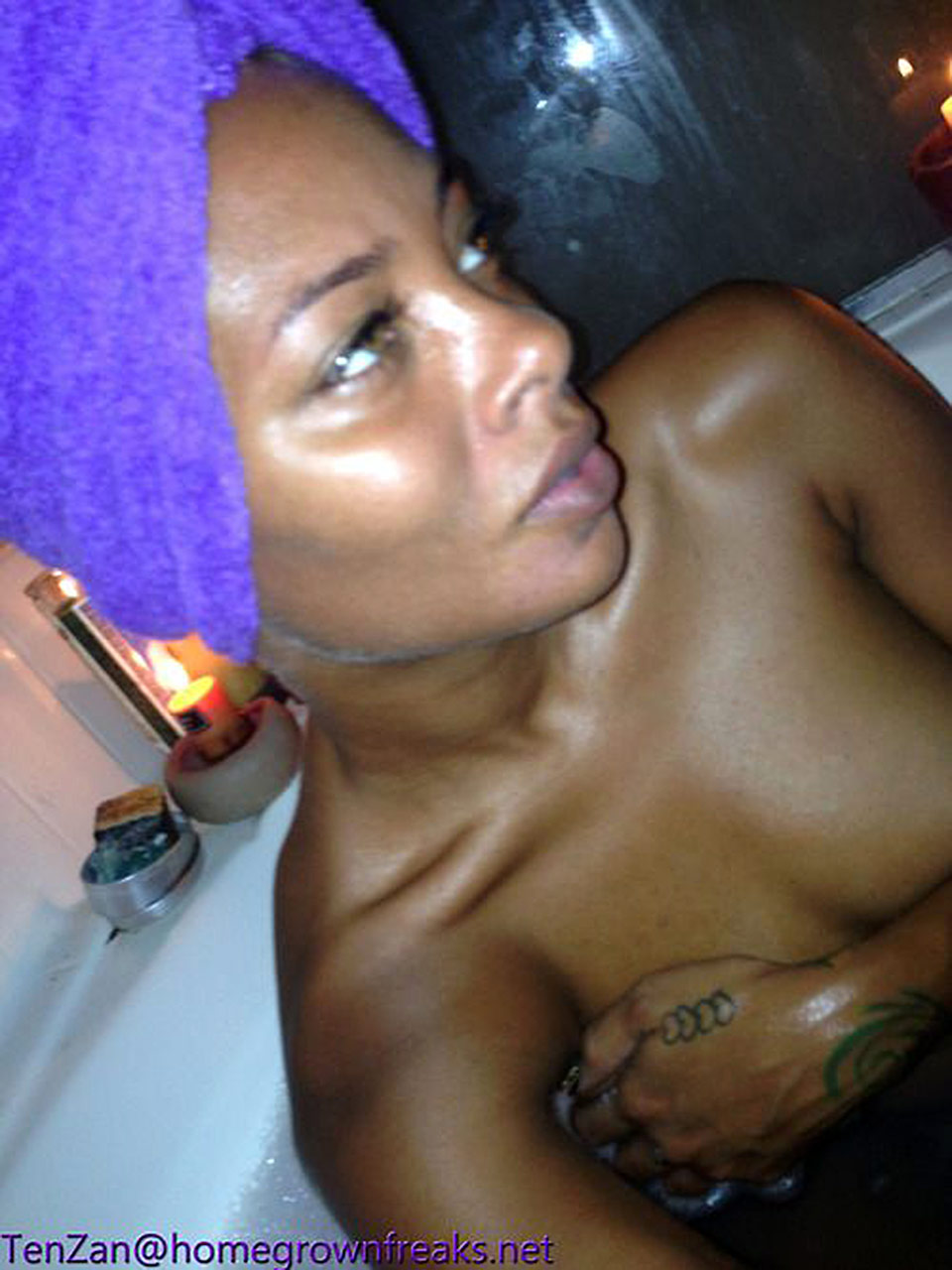 Eva Marcille Nude Private Pics — Ebony Queen Is Bathing And Posing With