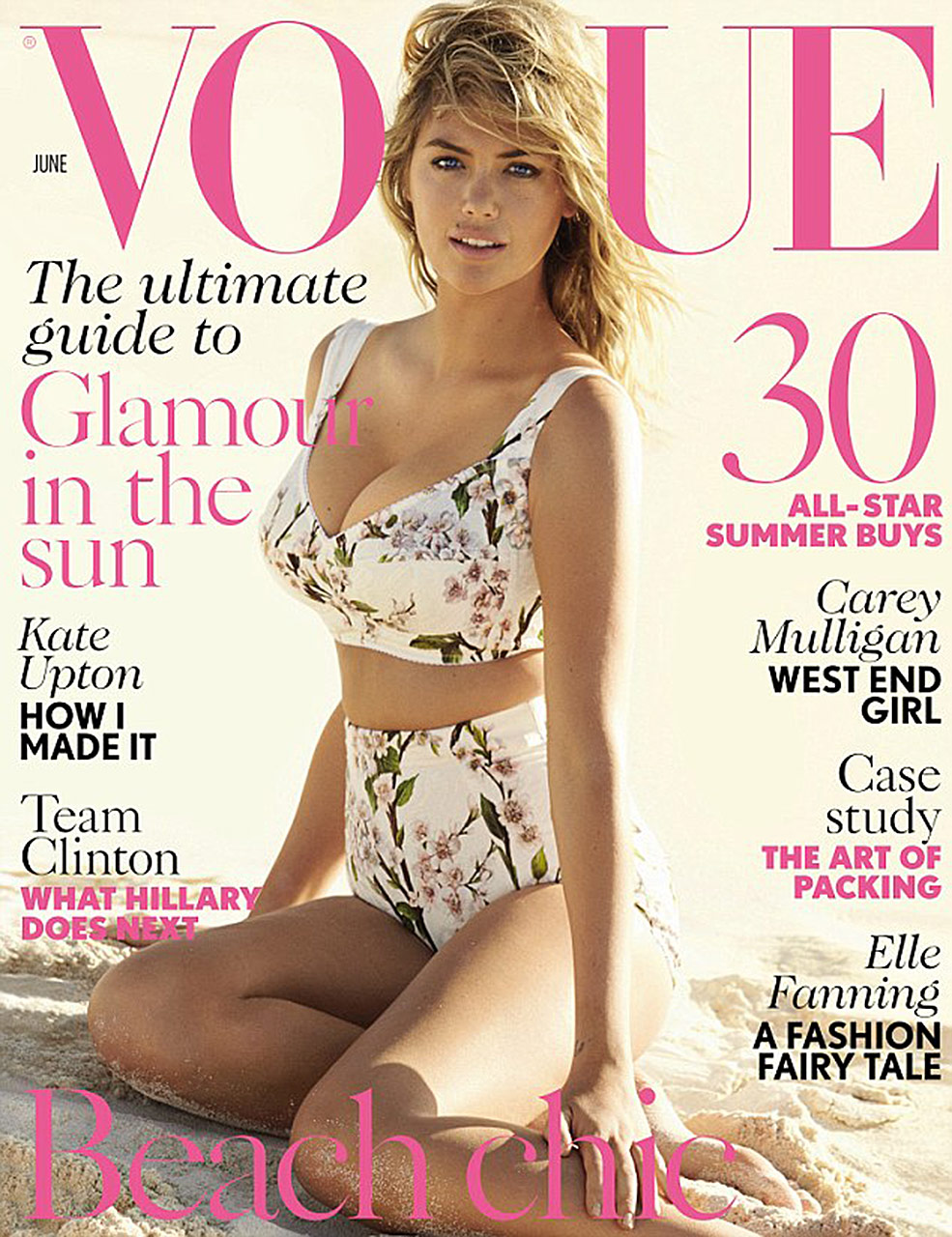 Kate Upton Showed Her Curves And Big Boobs For Vogue Thailand