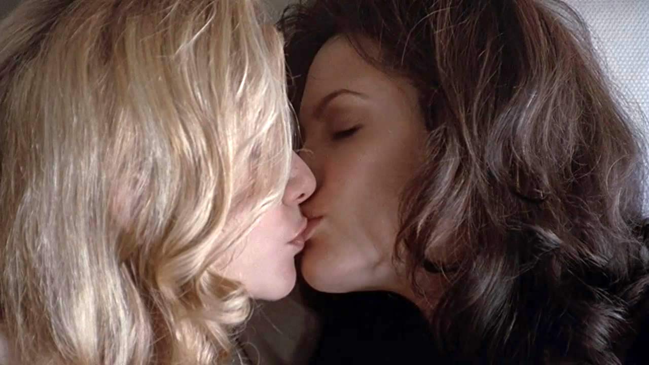 Angelina Jolie Lesbian Kiss With Elizabeth Mitchell — Sexy
