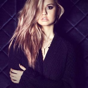 Debby Ryan sexy with hair on the face