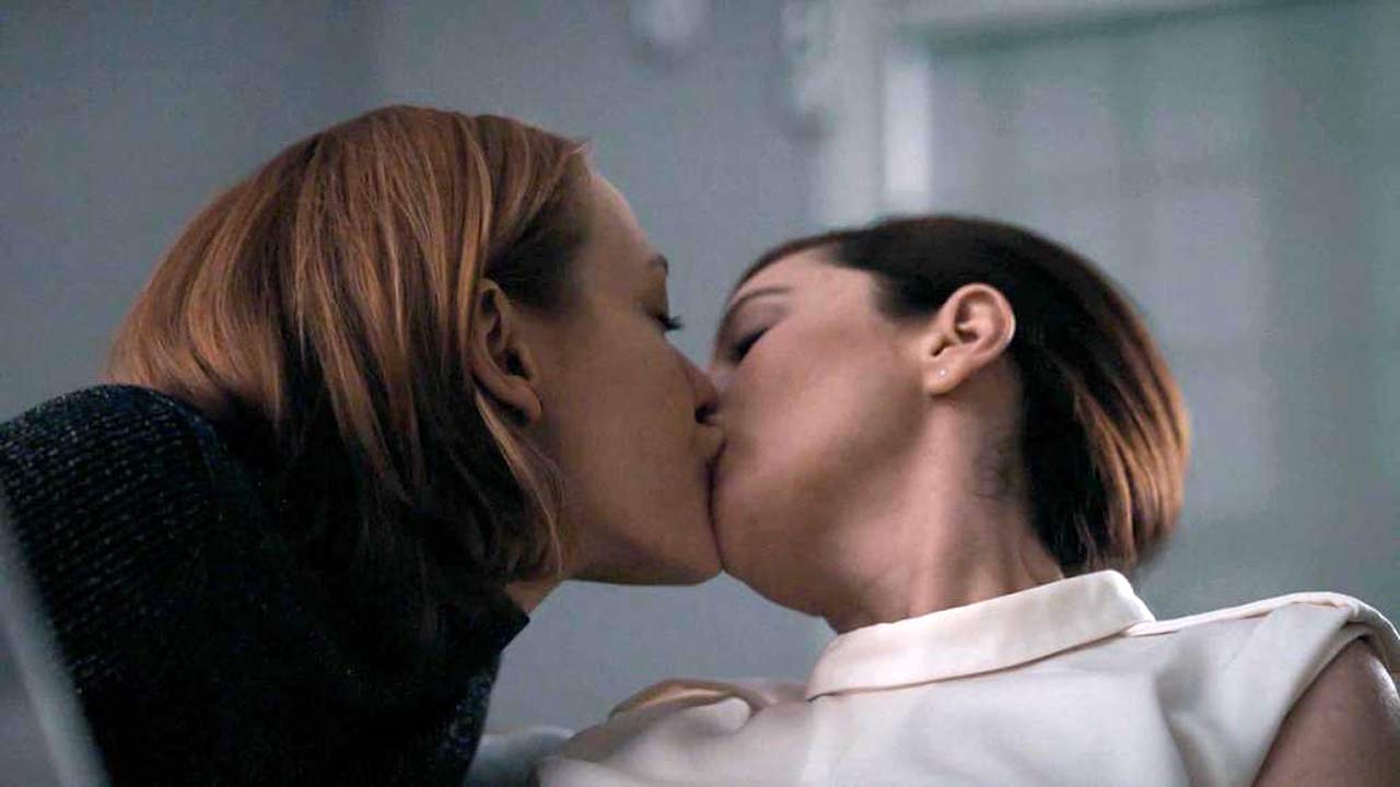 Louisa Krause and Anna Friel Hot Lesbian Pussy Eating In The Girlfriend Experience Series pic image