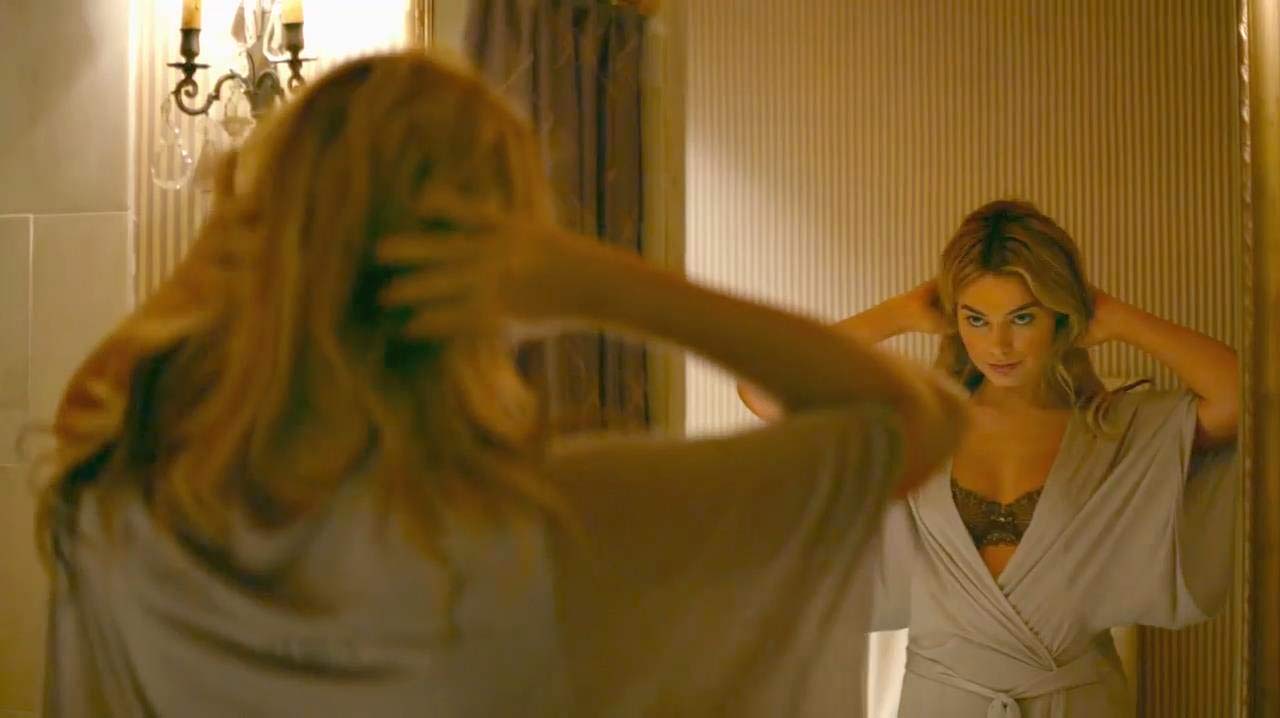 Margot Robbie Nude Tits And Nipples In Sex Scene From Focus Movie Scandal Planet