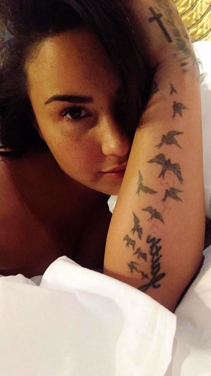 720px x 1280px - Demi Lovato Nip Slip On Selfie Video She Posted & Deleted !