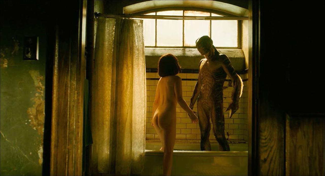 Sally Hawkins Nude Bush & Tits In Scene From 'The Shape of Water&a...