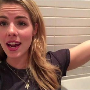 Emily Bett Rickards NUDE LEAKED Pussy Pics Arrow Star Is Wet