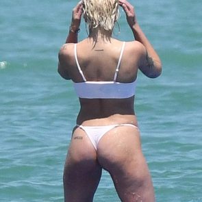 Halsey booty in bikini
