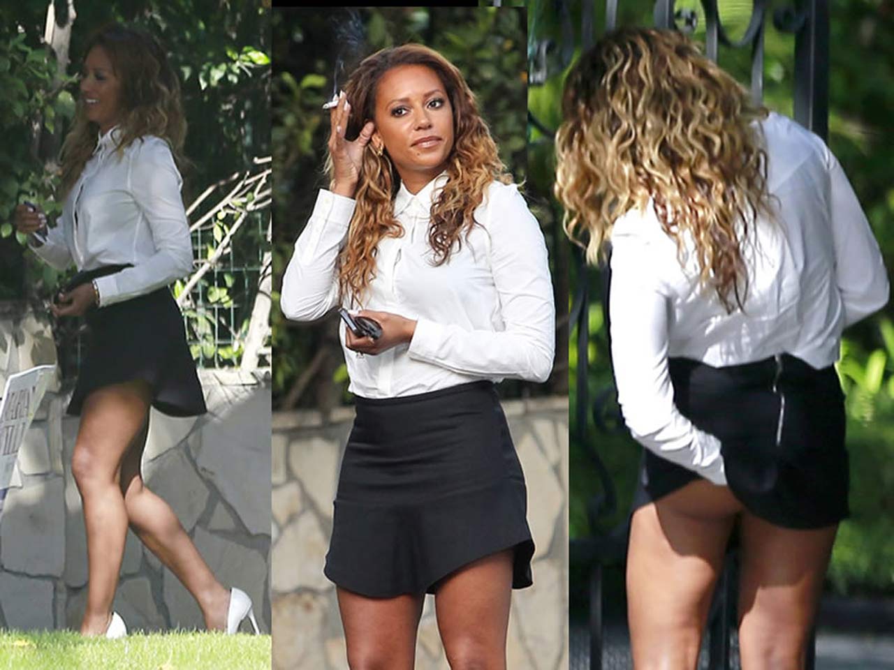 Oops! Spice Girl Mel B Nip Slip & Upskirt Photos - Scandal Planet