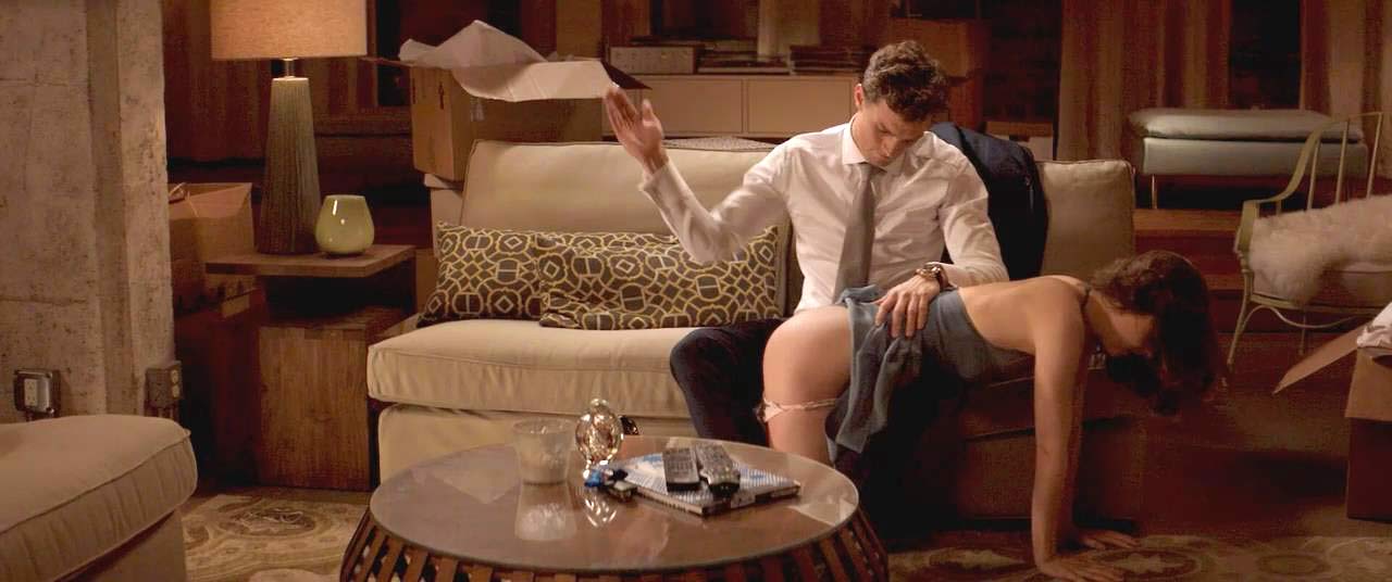 Dakota Johnson Nude Butt Slapping Scene From Fifty Shades Of Grey Scandal Planet