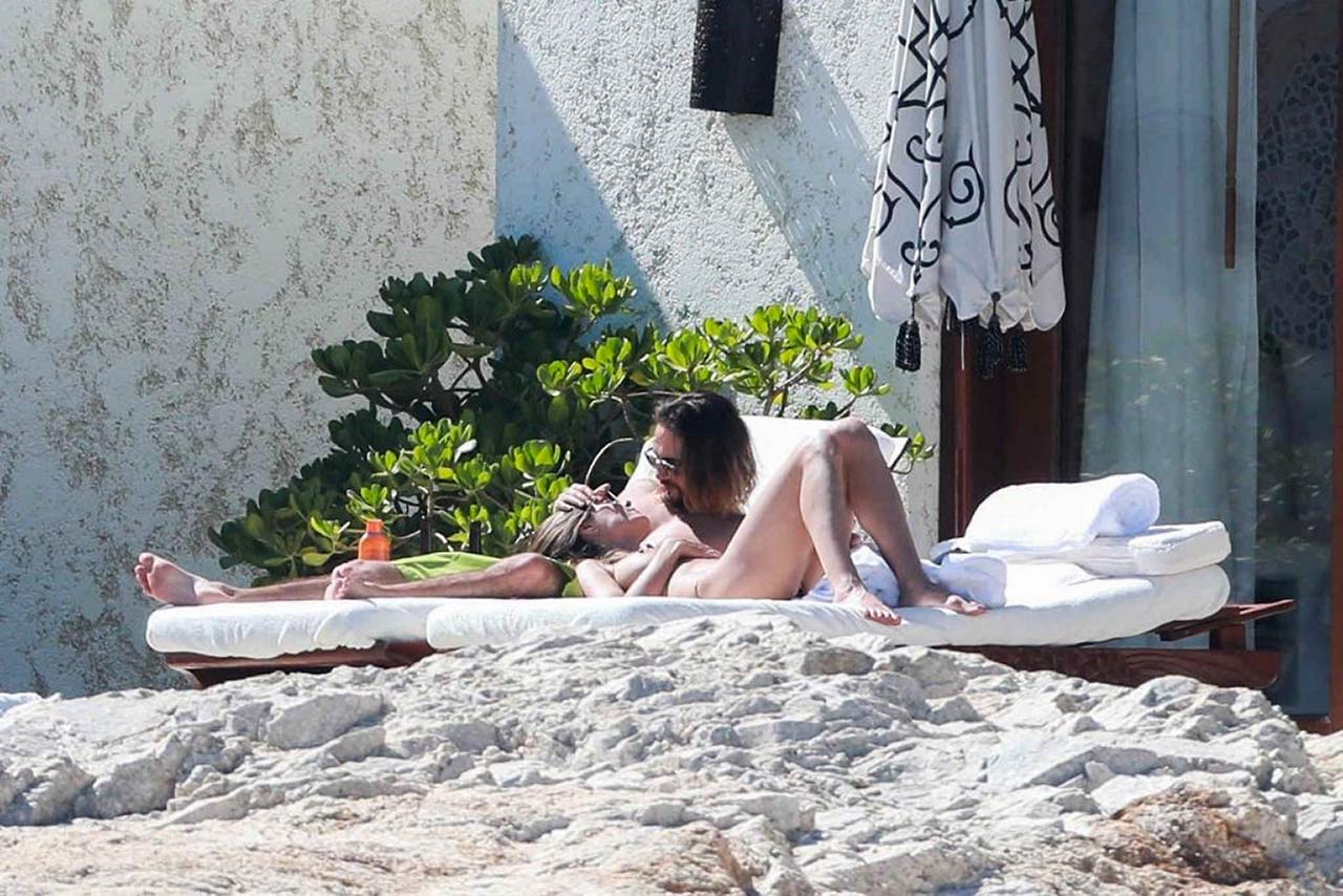 Heidi Klum Tits Flashing With Tom Kaulitz In Mexico Scandal Planet