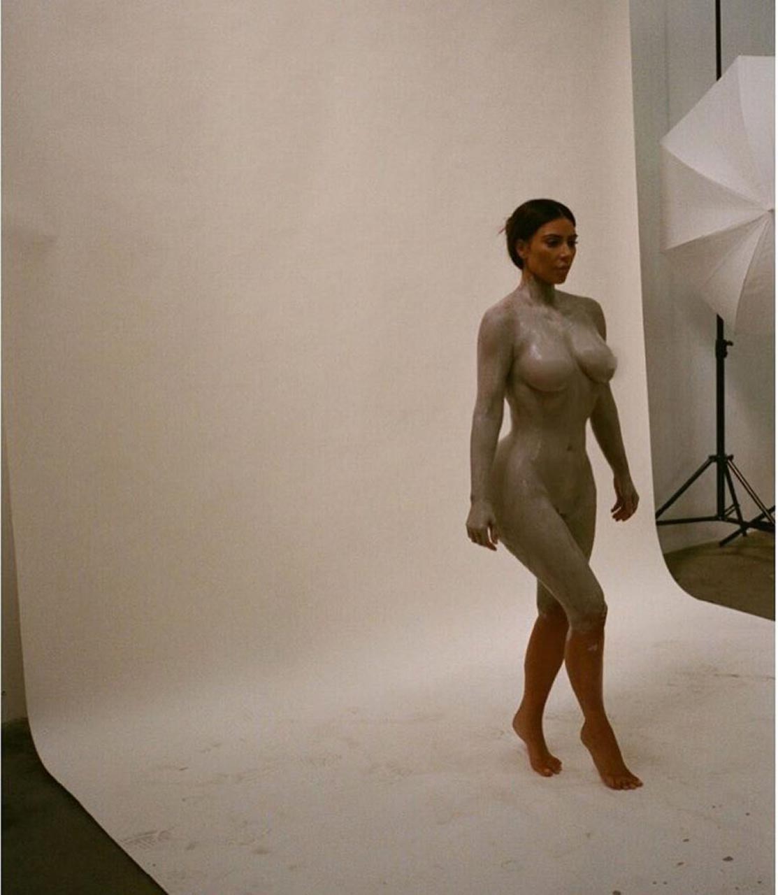 Kim Kardashian Nude for Magazines and Ads.