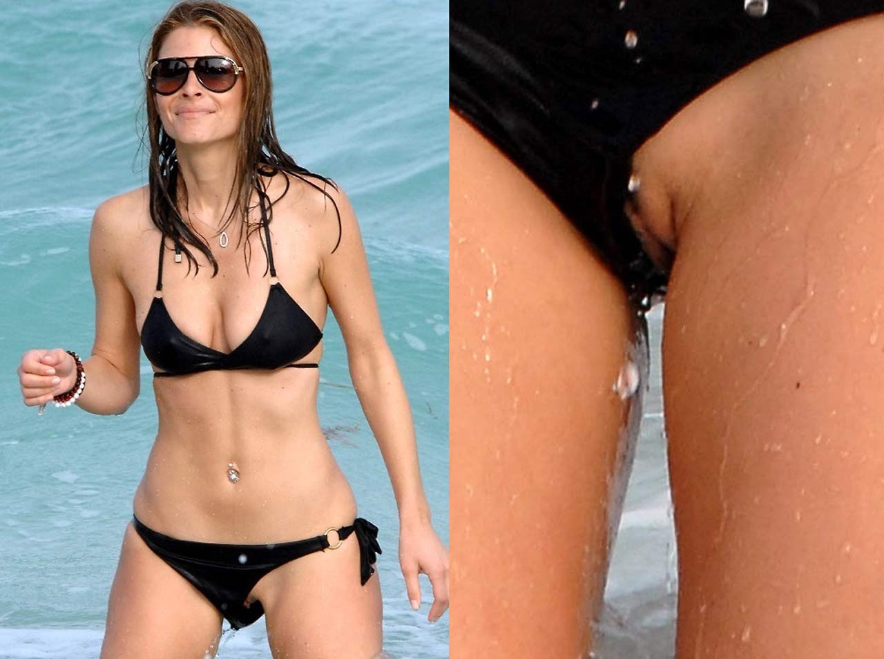 Maria Menounos nude pussy lips.