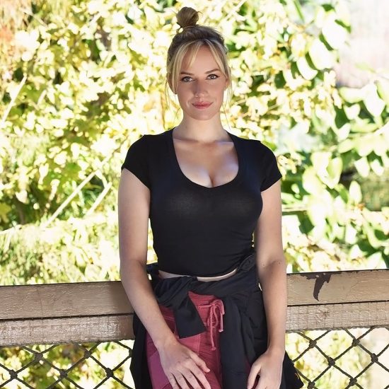 Paige Spiranac black shirt