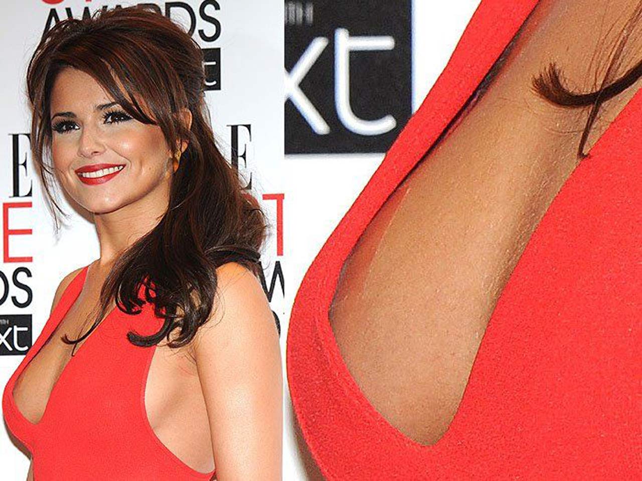 Cheryl Cole nude upskirt & nip slip photos.