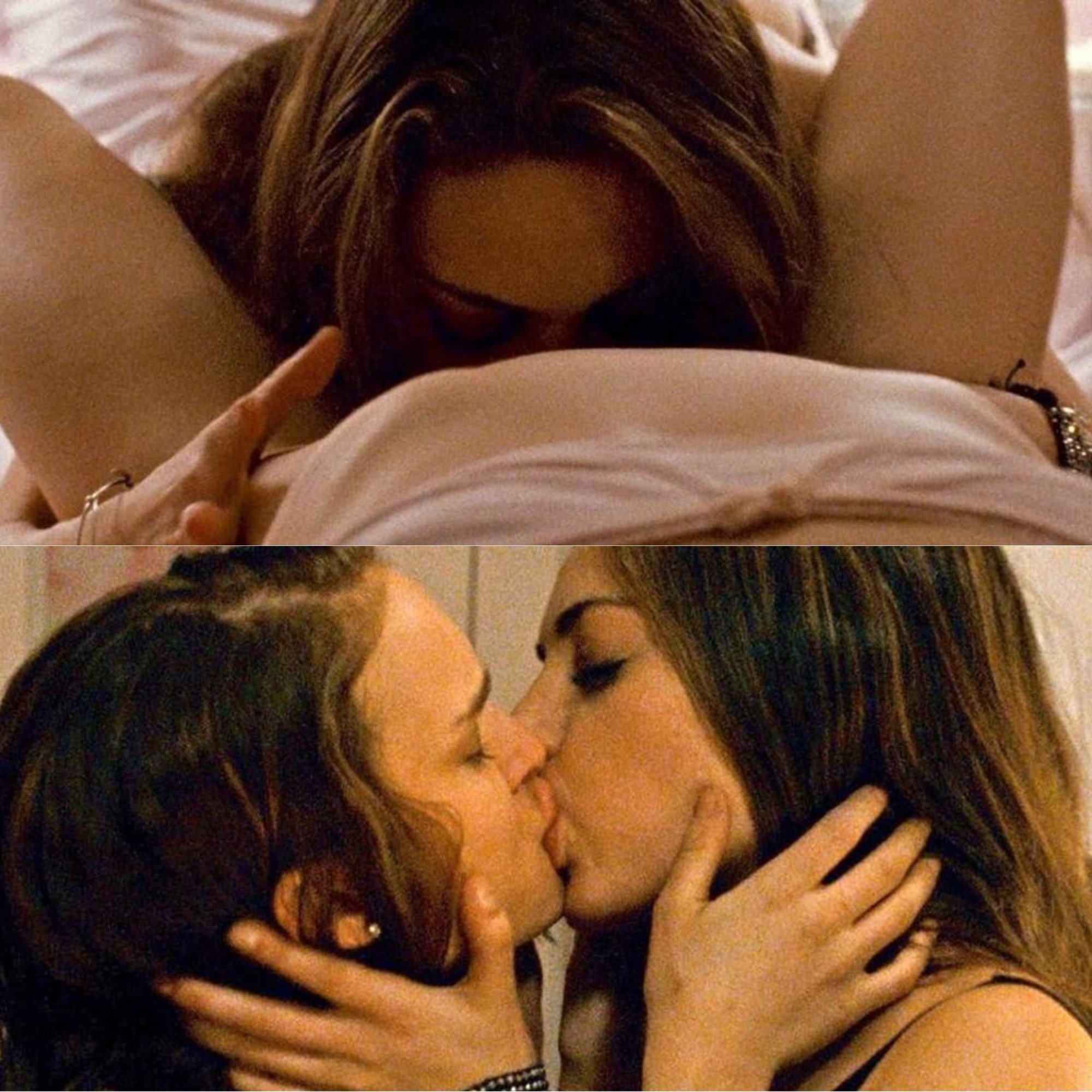 Natalie Portman & Mila Kunis Celebrity Porn (Lesbian Scene) .
