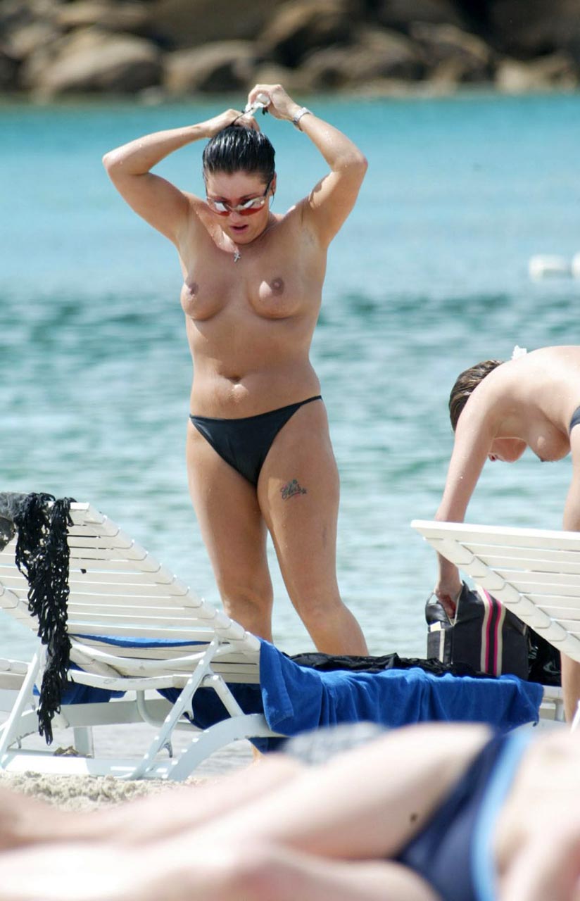 Fat Jessie Wallace Topless In The Caribbean Scandal Planet
