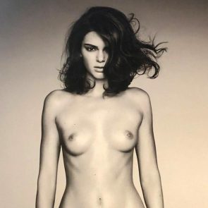 See tits kendall jenner through photos leaked nude
