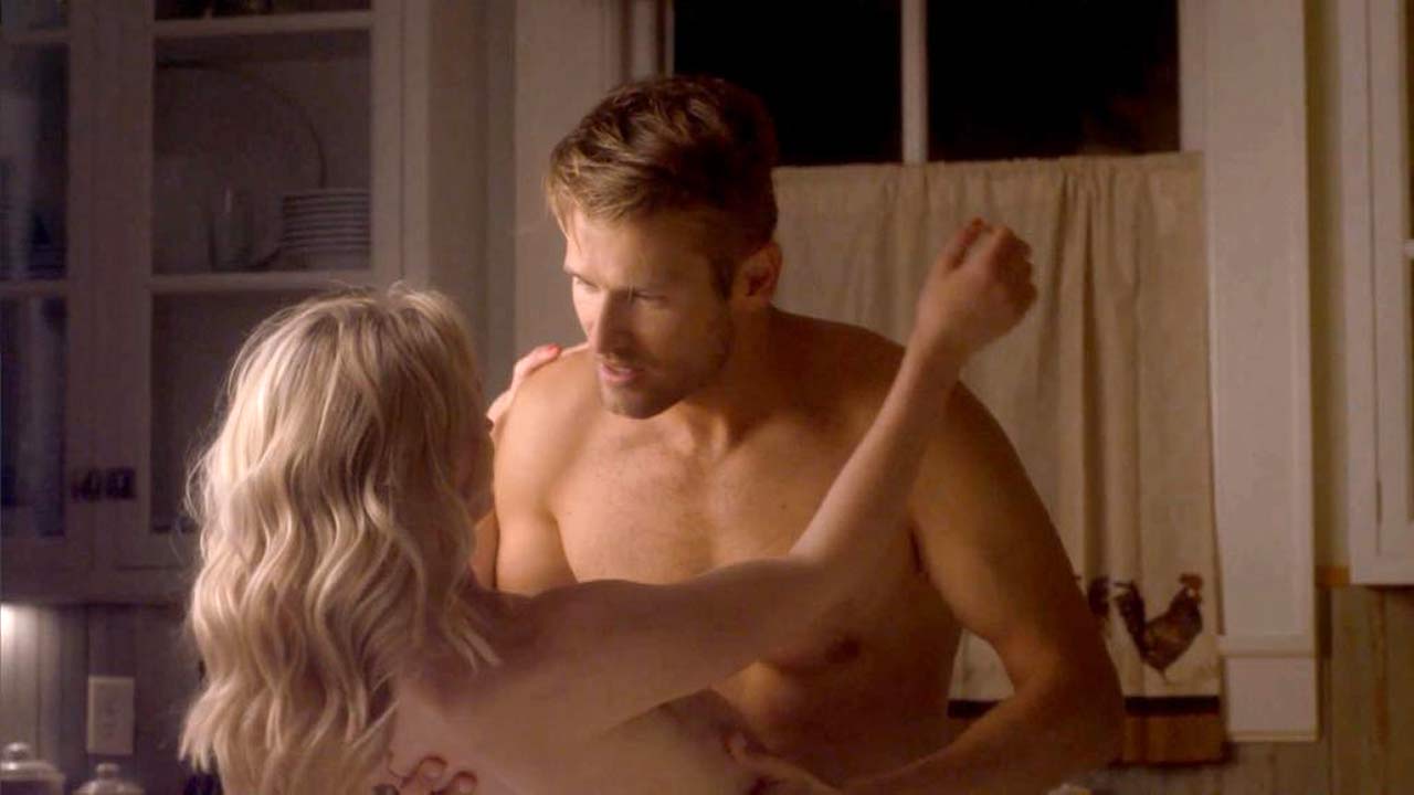 Emma Rigby Sex In The Kitchen Scene From Hollywood Dirt Scandal Planet