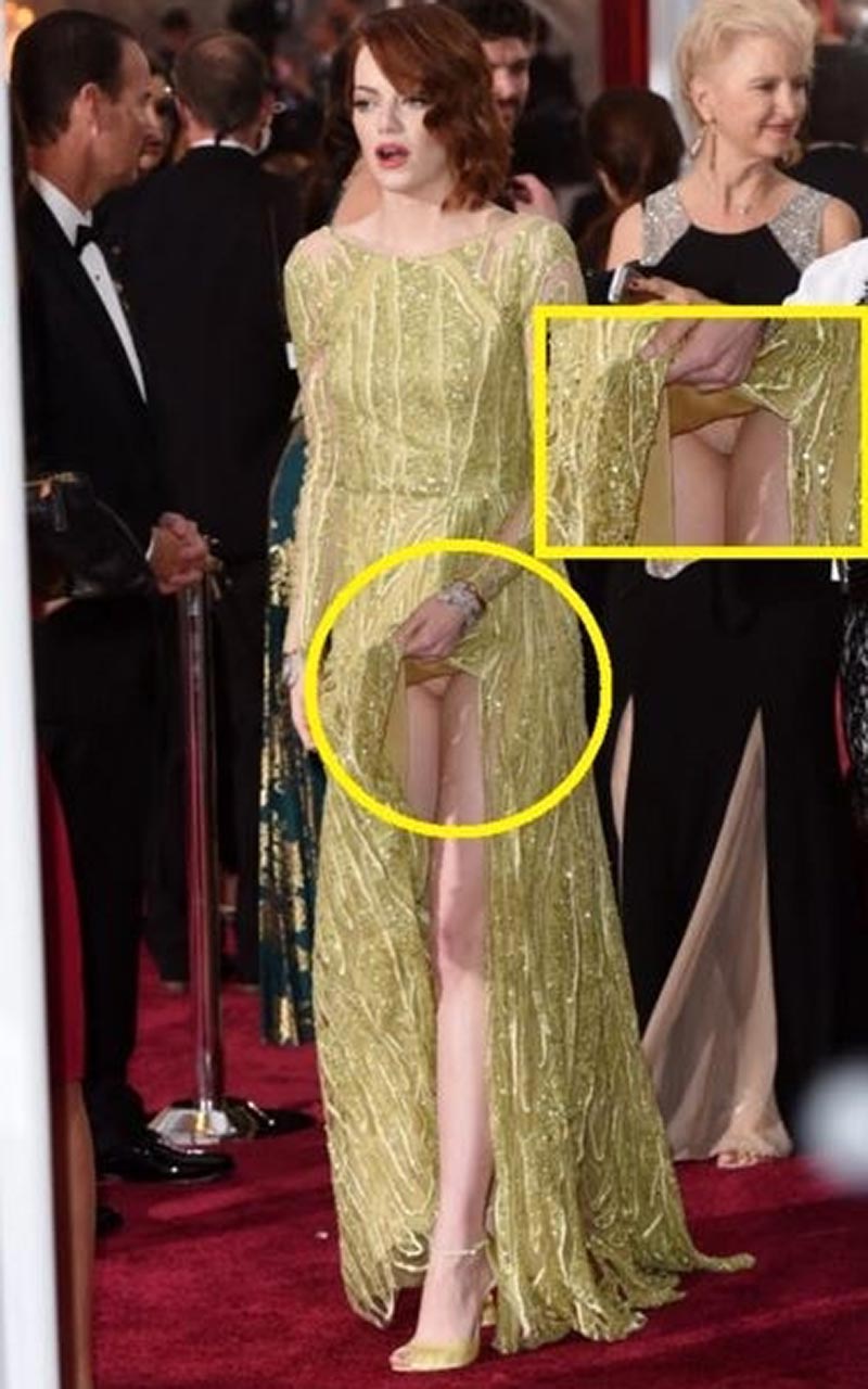 Emma Stone Pussy Slipped