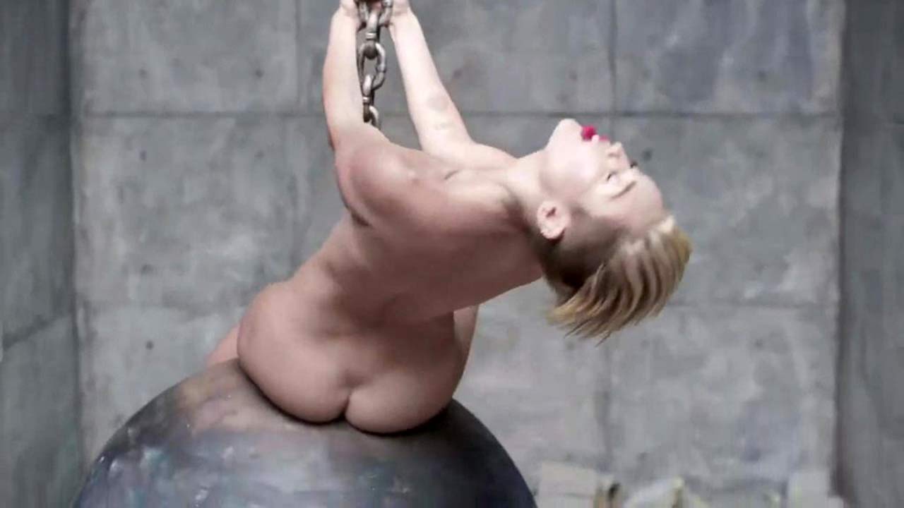 Miley Cyrus Topless Behind The Scenes Of Wrecking Ball Scandal Planet