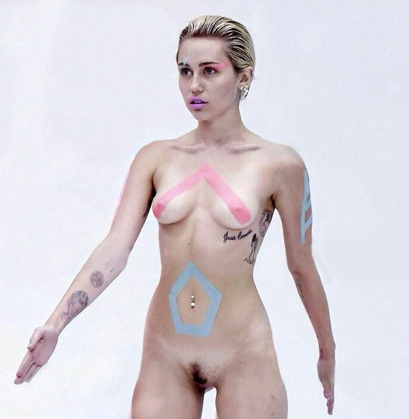 Miley Cyrus Naked Pics Paper And Plastic Photo Shootings Scandal Planet