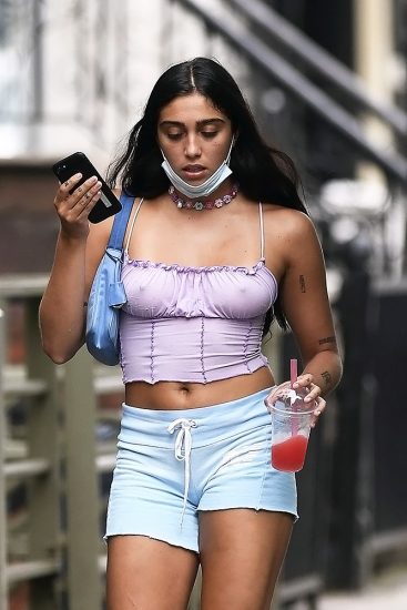 Leaked Lourdes Leon Flashing Her Tits In See Through