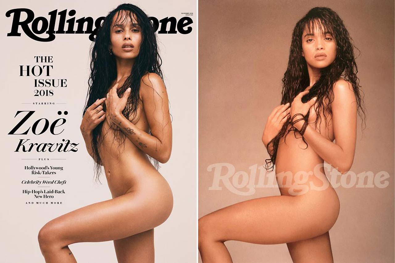 Actress Zoe Kravitz Nudes For Magazine Scandal Planet