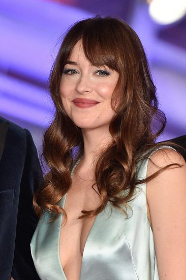 Dakota Johnson Cleavage At Marrakech Film Festival