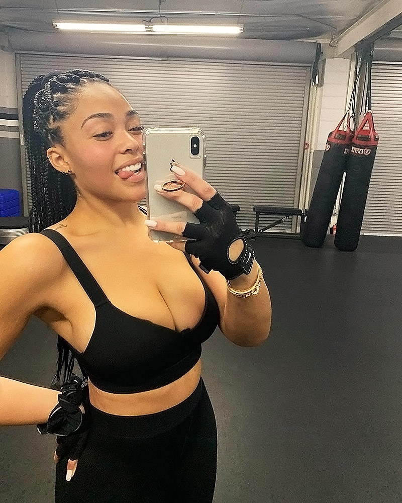 And finally here is Jordyn Woods nude in her sexy and hot images we collect...