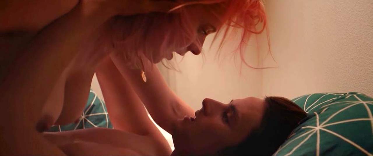 Karoline Brygmann nude sex scene.
