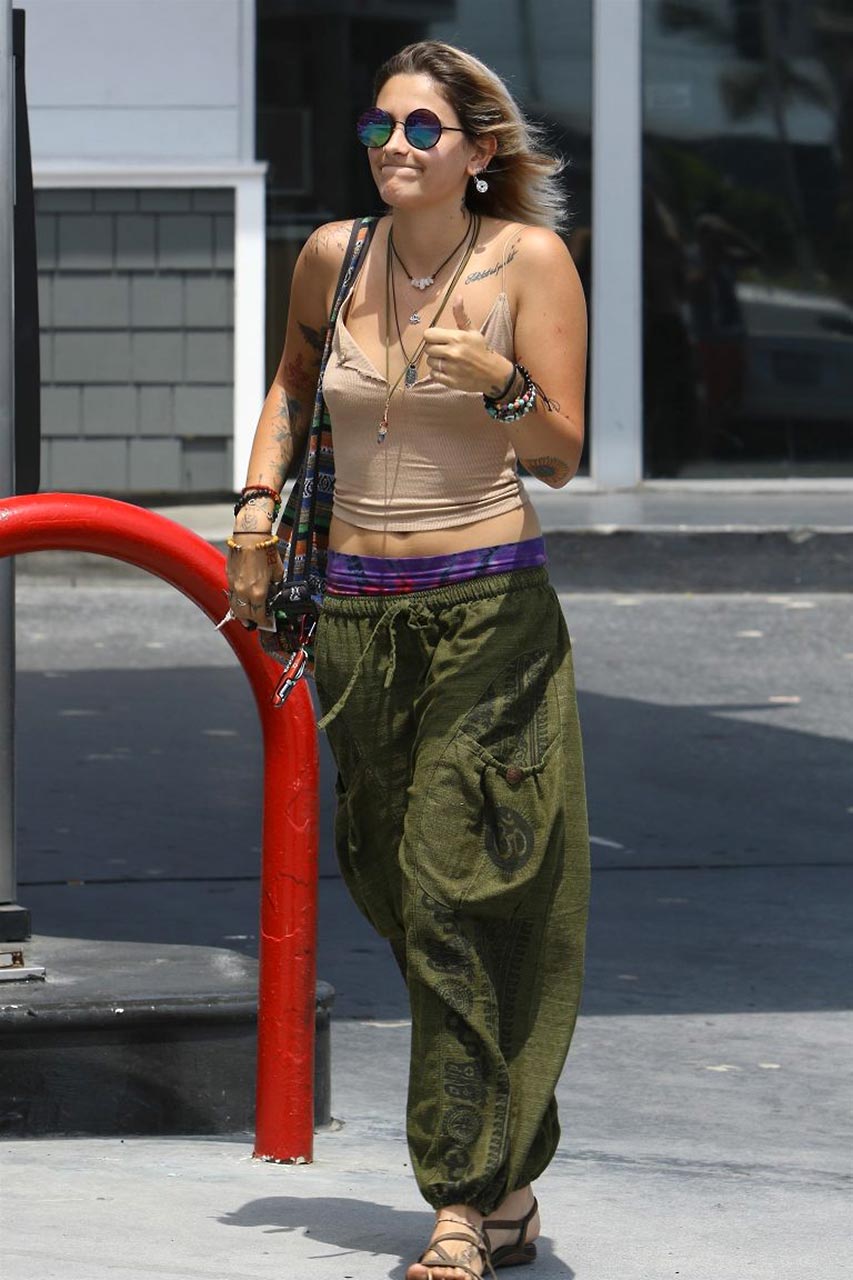 Paris Jackson Braless Pierced Nipples Are Seen Scandal