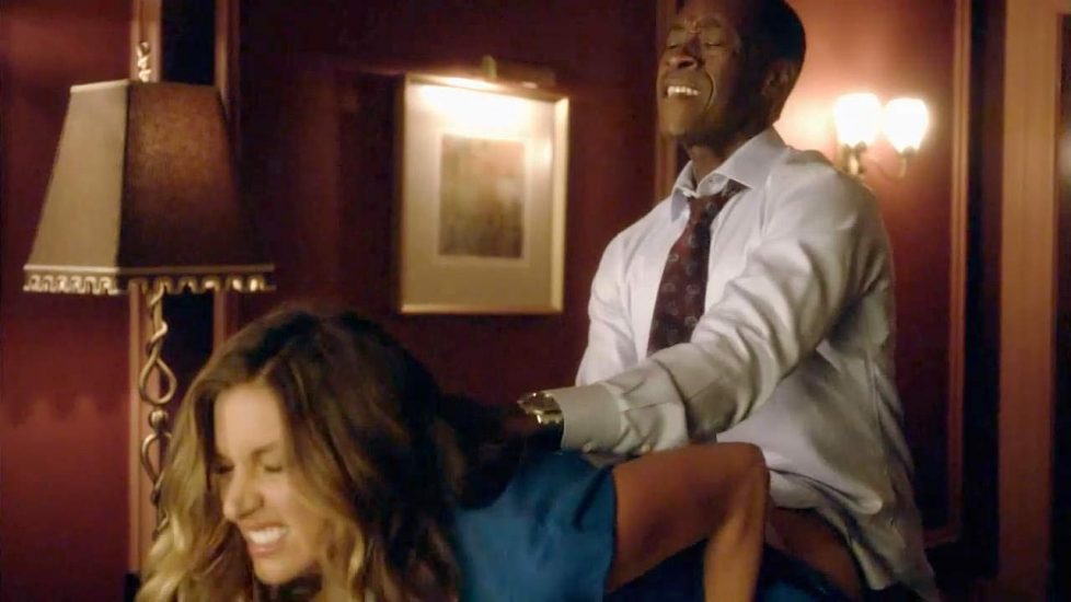 Dawn Olivieri sex scenes from 'House of Lies' .