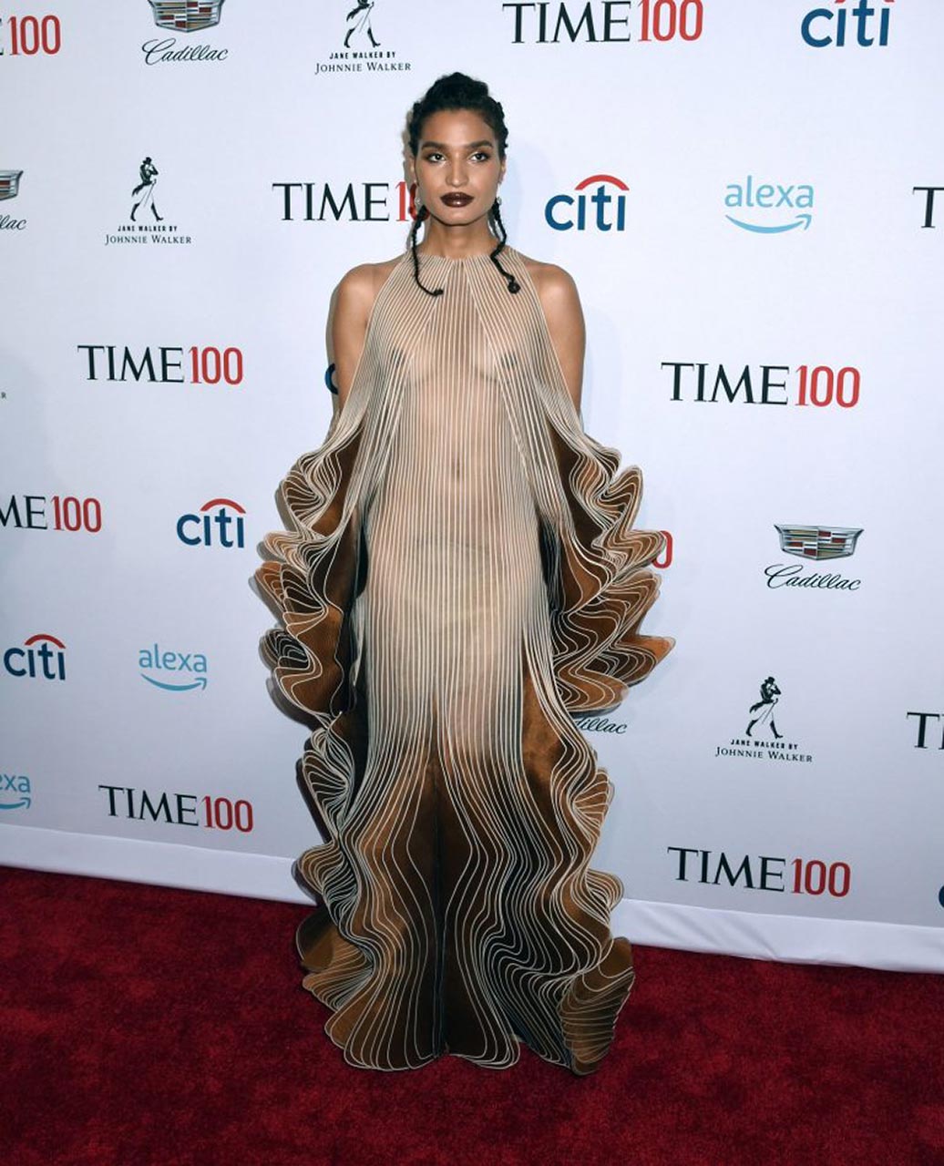 Indya Moore Nude Boobs In See Through Dress Scandal Planet 