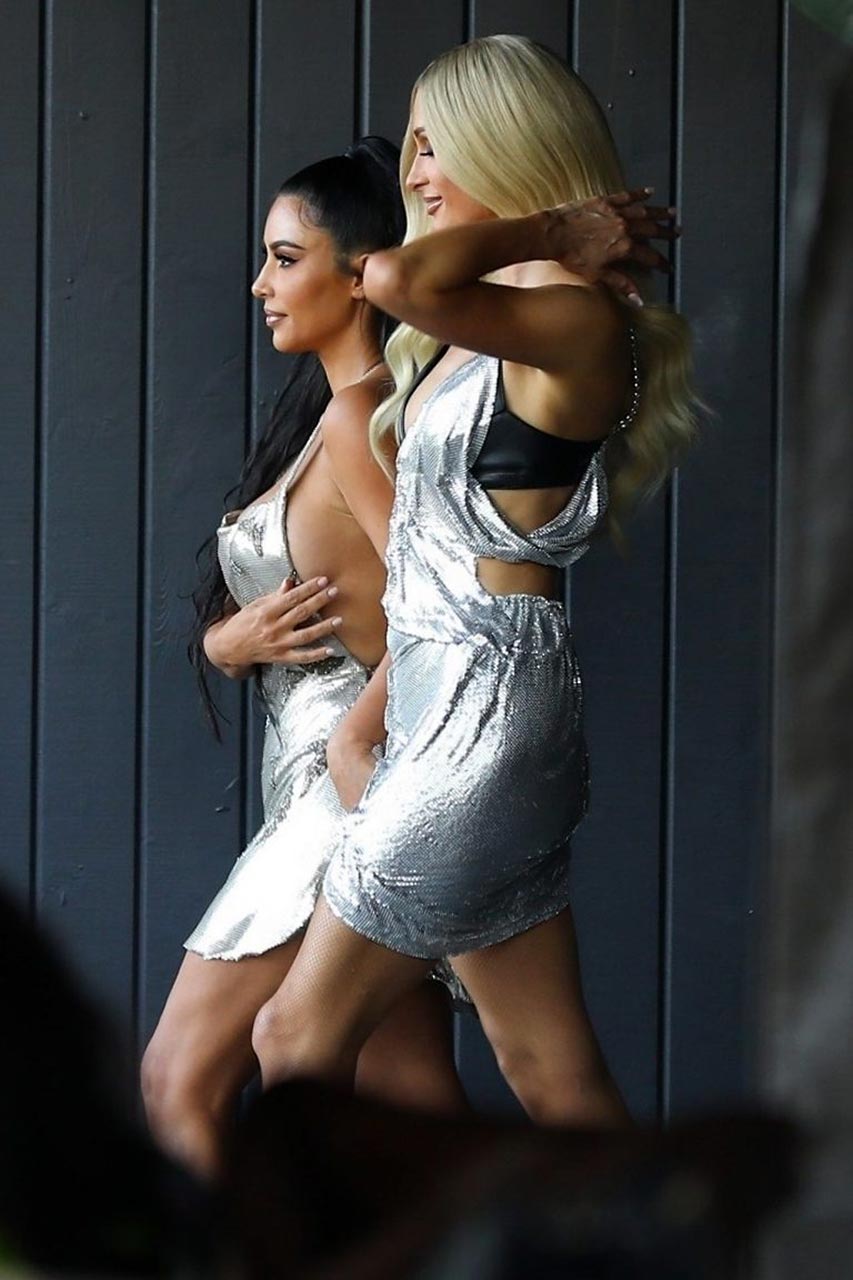Kim Kardashian Paris Hilton And Nicole Williams Were Seen Together