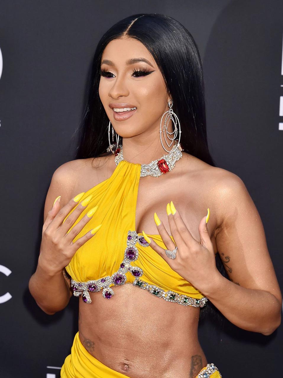 Cardi B Sexy Outfit For Billboard Mus