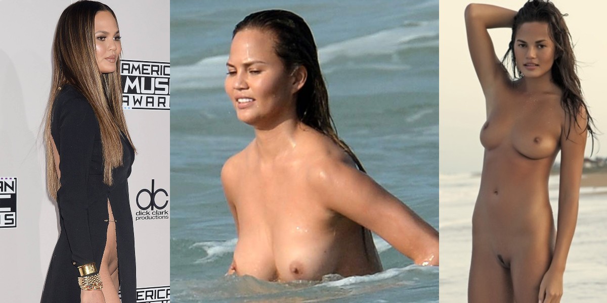 Chrissy Teigen Nude & Topless ULTIMATE Collection.