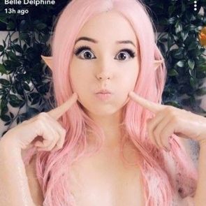 Belle Delphine nude boobs